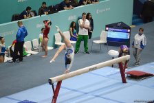 Стартовал второй день соревнований Кубка мира по спортивной гимнастике в Баку (ФОТО)