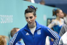 Стартовал второй день соревнований Кубка мира по спортивной гимнастике в Баку (ФОТО)
