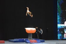 Стартовал второй день соревнований Кубка мира по спортивной гимнастике в Баку (ФОТО)