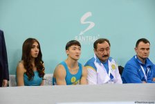 Стартовал второй день соревнований Кубка мира по спортивной гимнастике в Баку (ФОТО)