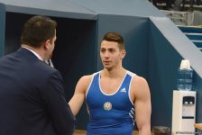 Стартовал второй день соревнований Кубка мира по спортивной гимнастике в Баку (ФОТО)