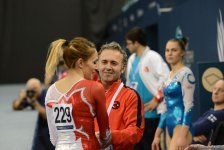 Стартовал второй день соревнований Кубка мира по спортивной гимнастике в Баку (ФОТО)