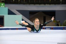 Стартовал второй день соревнований Кубка мира по спортивной гимнастике в Баку (ФОТО)
