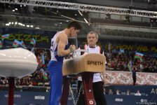 Стартовал второй день соревнований Кубка мира по спортивной гимнастике в Баку (ФОТО)