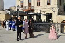 President Ilham Aliyev, first lady Mehriban Aliyeva join nationwide Novruz festivities (PHOTO)