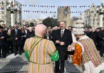 President Ilham Aliyev, first lady Mehriban Aliyeva join nationwide Novruz festivities (PHOTO)