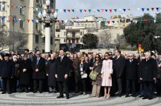 President Ilham Aliyev, first lady Mehriban Aliyeva join nationwide Novruz festivities (PHOTO)