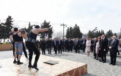 President Ilham Aliyev, first lady Mehriban Aliyeva join nationwide Novruz festivities (PHOTO)