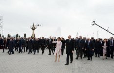President Ilham Aliyev, first lady Mehriban Aliyeva join nationwide Novruz festivities (PHOTO)