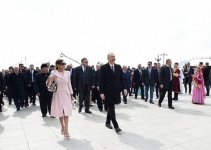 President Ilham Aliyev, first lady Mehriban Aliyeva join nationwide Novruz festivities (PHOTO)