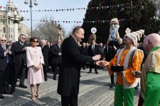 President Ilham Aliyev, first lady Mehriban Aliyeva join nationwide Novruz festivities (PHOTO)