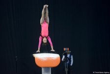 Третий день соревнований Кубка мира по спортивной гимнастике в Баку (ФОТОРЕПОРТАЖ)