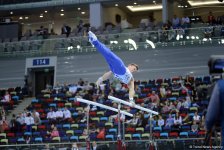Третий день соревнований Кубка мира по спортивной гимнастике в Баку (ФОТОРЕПОРТАЖ)