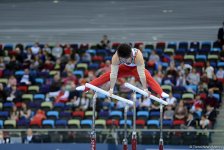 Третий день соревнований Кубка мира по спортивной гимнастике в Баку (ФОТОРЕПОРТАЖ)