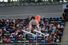 Третий день соревнований Кубка мира по спортивной гимнастике в Баку (ФОТОРЕПОРТАЖ)