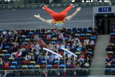 Третий день соревнований Кубка мира по спортивной гимнастике в Баку (ФОТОРЕПОРТАЖ)