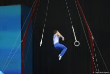Третий день соревнований Кубка мира по спортивной гимнастике в Баку (ФОТОРЕПОРТАЖ)