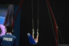 Третий день соревнований Кубка мира по спортивной гимнастике в Баку (ФОТОРЕПОРТАЖ)