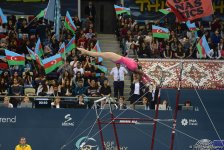 Третий день соревнований Кубка мира по спортивной гимнастике в Баку (ФОТОРЕПОРТАЖ)