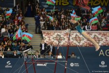 Третий день соревнований Кубка мира по спортивной гимнастике в Баку (ФОТОРЕПОРТАЖ)