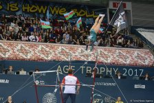 Третий день соревнований Кубка мира по спортивной гимнастике в Баку (ФОТОРЕПОРТАЖ)