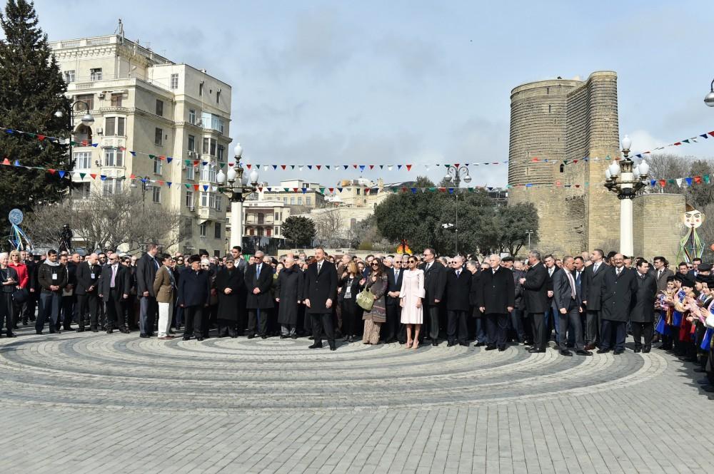 President Ilham Aliyev, first lady Mehriban Aliyeva join nationwide Novruz festivities (PHOTO)
