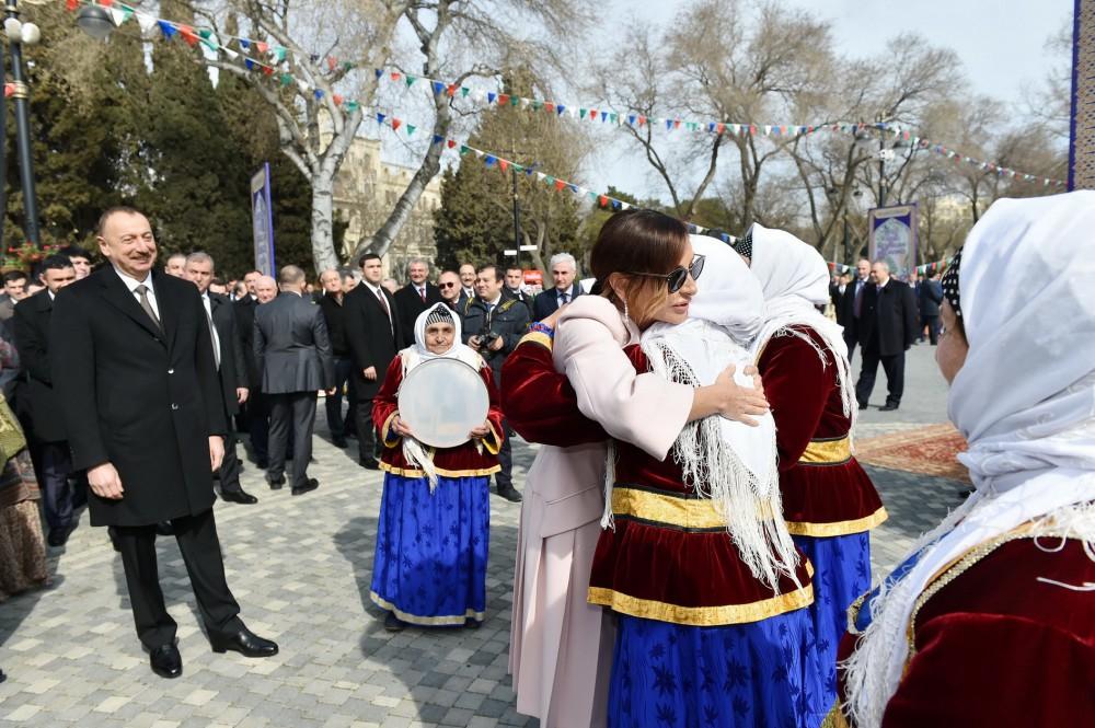 President Ilham Aliyev, first lady Mehriban Aliyeva join nationwide Novruz festivities (PHOTO)