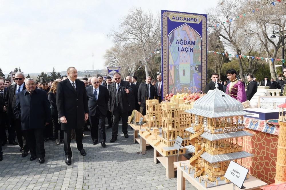 President Ilham Aliyev, first lady Mehriban Aliyeva join nationwide Novruz festivities (PHOTO)