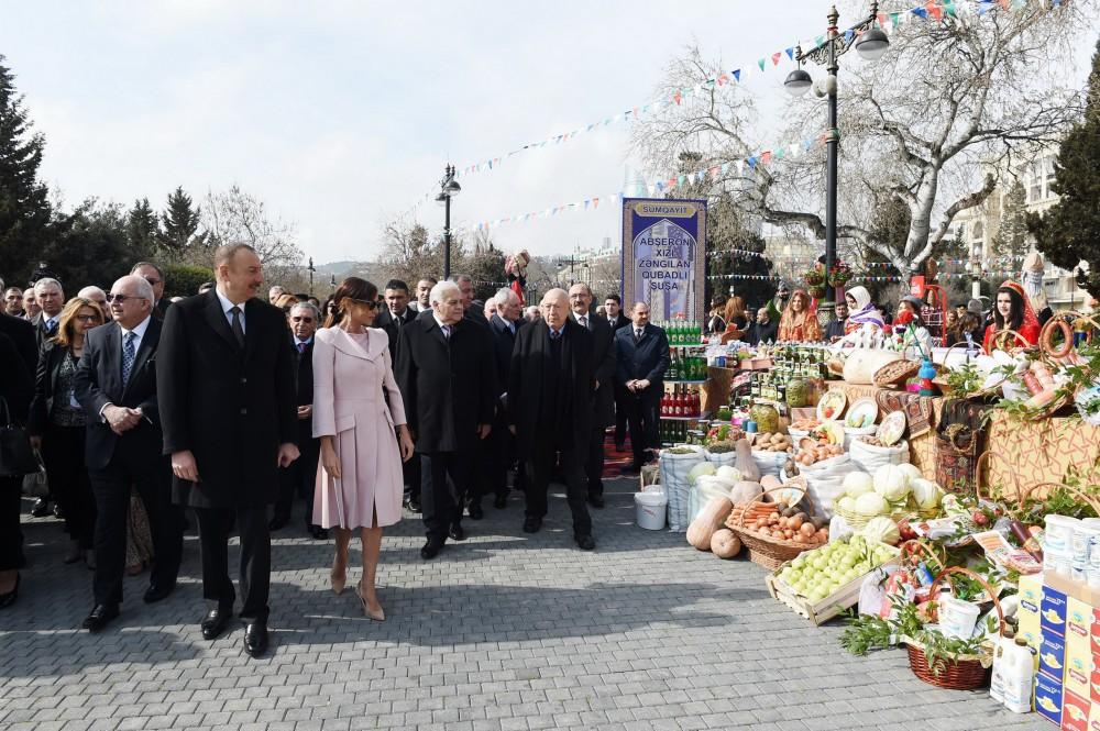 President Ilham Aliyev, first lady Mehriban Aliyeva join nationwide Novruz festivities (PHOTO)