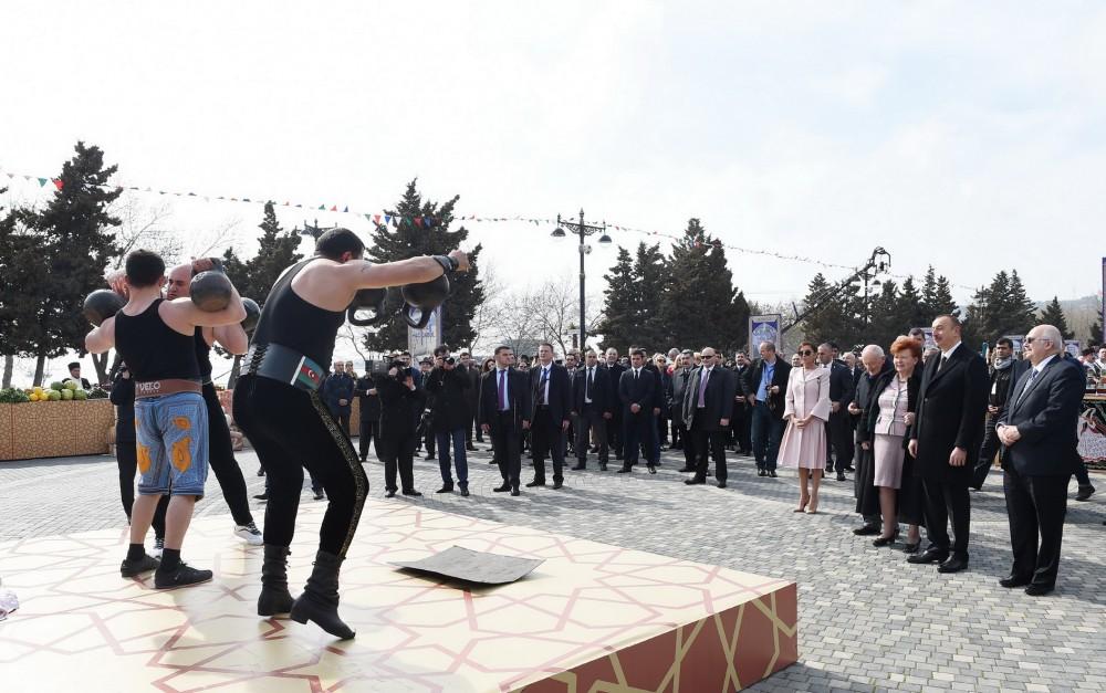 President Ilham Aliyev, first lady Mehriban Aliyeva join nationwide Novruz festivities (PHOTO)