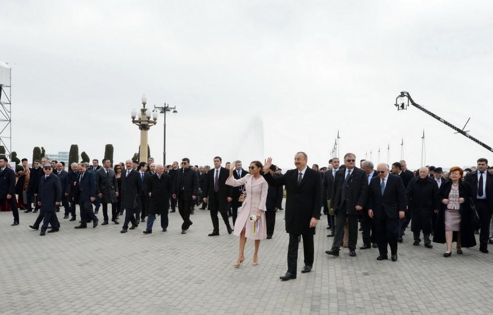 President Ilham Aliyev, first lady Mehriban Aliyeva join nationwide Novruz festivities (PHOTO)