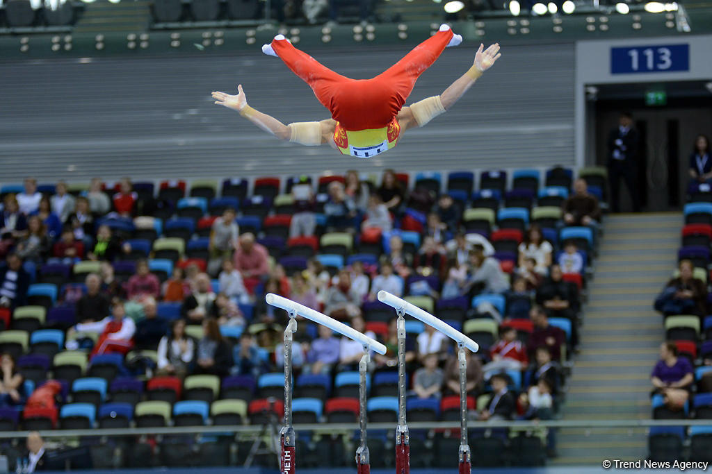 Best moments of Day 3 of FIG World Cup in Baku (PHOTO)