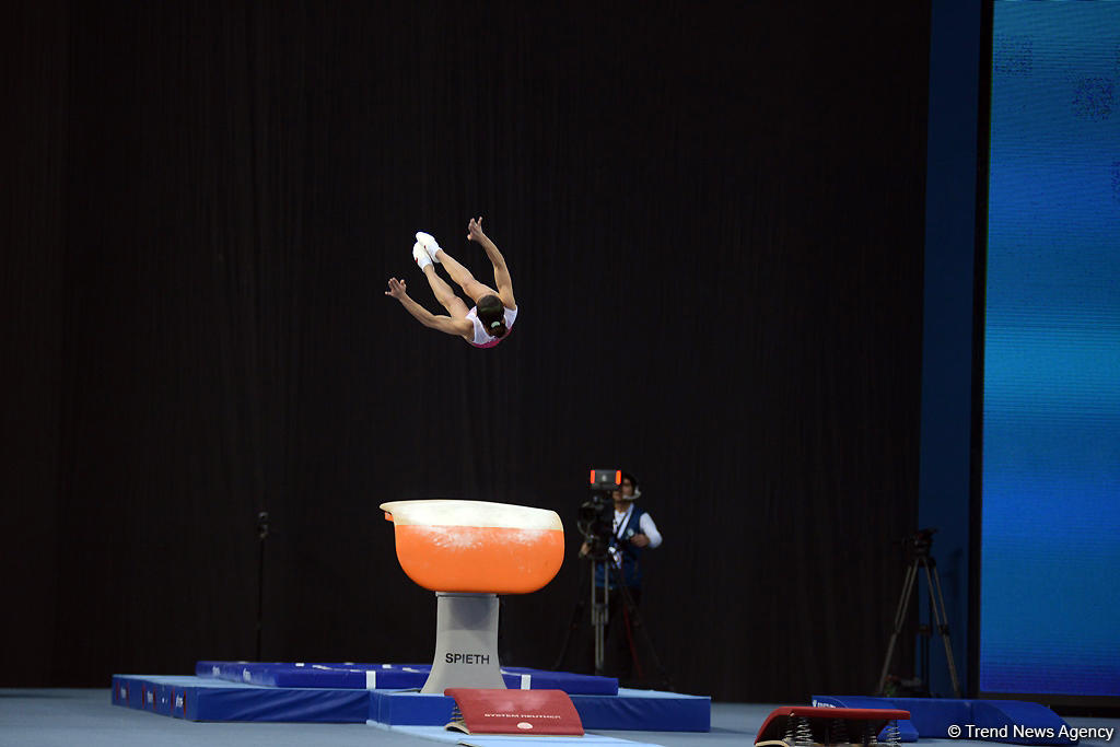 Best moments of Day 3 of FIG World Cup in Baku (PHOTO)