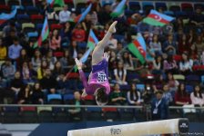 Четвертый день соревнований Кубка мира по спортивной гимнастике в Баку в фотографиях