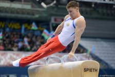 Четвертый день соревнований Кубка мира по спортивной гимнастике в Баку в фотографиях