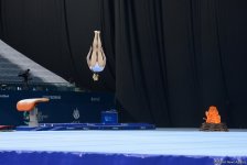 Четвертый день соревнований Кубка мира по спортивной гимнастике в Баку в фотографиях
