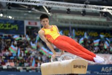 Четвертый день соревнований Кубка мира по спортивной гимнастике в Баку в фотографиях