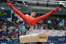 Четвертый день соревнований Кубка мира по спортивной гимнастике в Баку в фотографиях