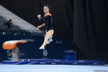 Четвертый день соревнований Кубка мира по спортивной гимнастике в Баку в фотографиях