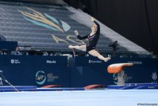 Четвертый день соревнований Кубка мира по спортивной гимнастике в Баку в фотографиях