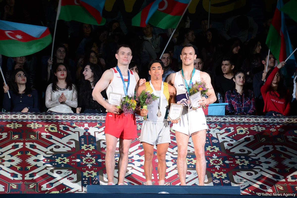 Best moments of fourth and final day of FIG Artistic Gymnastics Individual Apparatus World Cup in Baku (PHOTO)