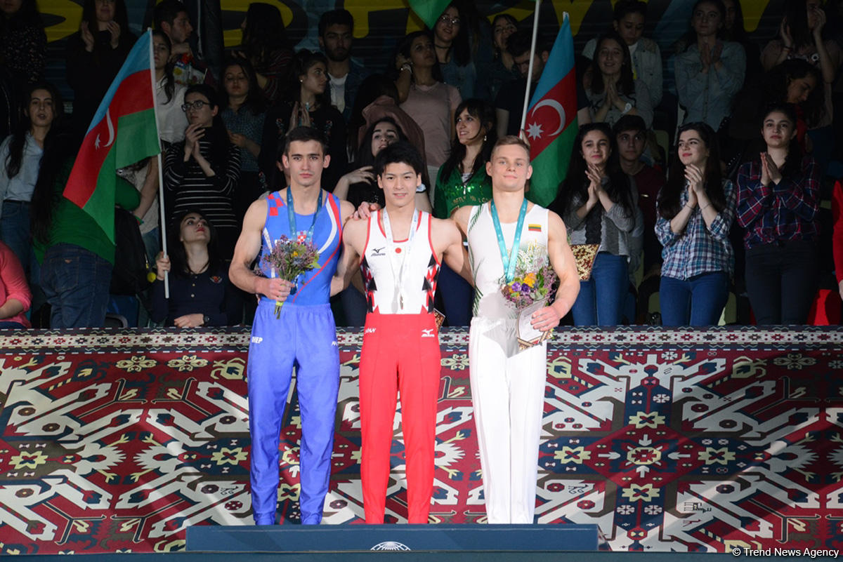 Best moments of fourth and final day of FIG Artistic Gymnastics Individual Apparatus World Cup in Baku (PHOTO)