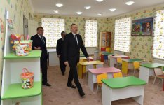 В Саатлы состоялось открытие яслей-детского сада, построенного Фондом Гейдара Алиева (ФОТО)