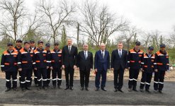 Президент Ильхам Алиев принял участие в открытии автодороги в Саатлинском районе (ФОТО)