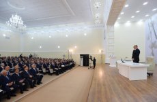 Президент Ильхам Алиев принимает участие в республиканском совещании по развитию хлопководства (ФОТО) (версия 2)