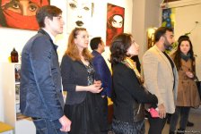 В Баку представлены живописные работы мастера спорта по вольной борьбе  (ФОТО)