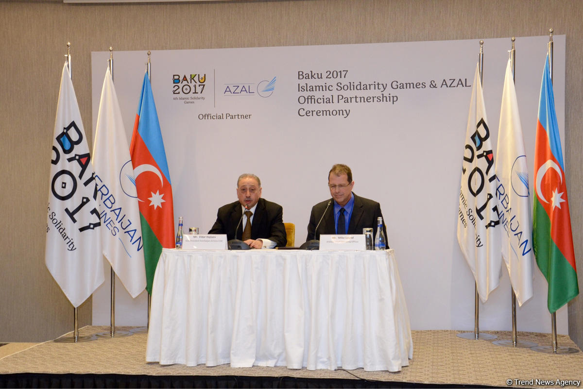 AZAL стал официальным партнером Игр Исламской солидарности Баку-2017 (ФОТО)