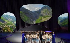 President Aliyev, his wife attend launch ceremony of Baku 2017 Islamic Solidarity Games (PHOTO)