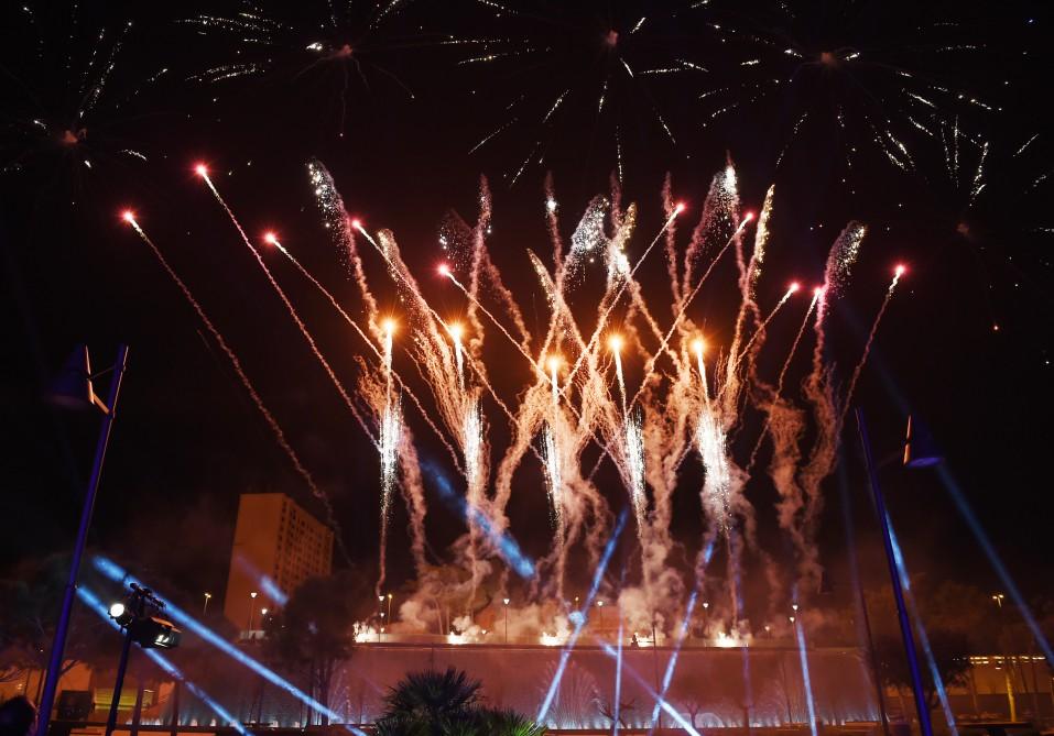 President Aliyev, his wife attend launch ceremony of Baku 2017 Islamic Solidarity Games (PHOTO)