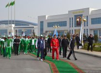 Президент Туркменистана в "Авазе" открыл крупный спортивный комплекс (ФОТО)
